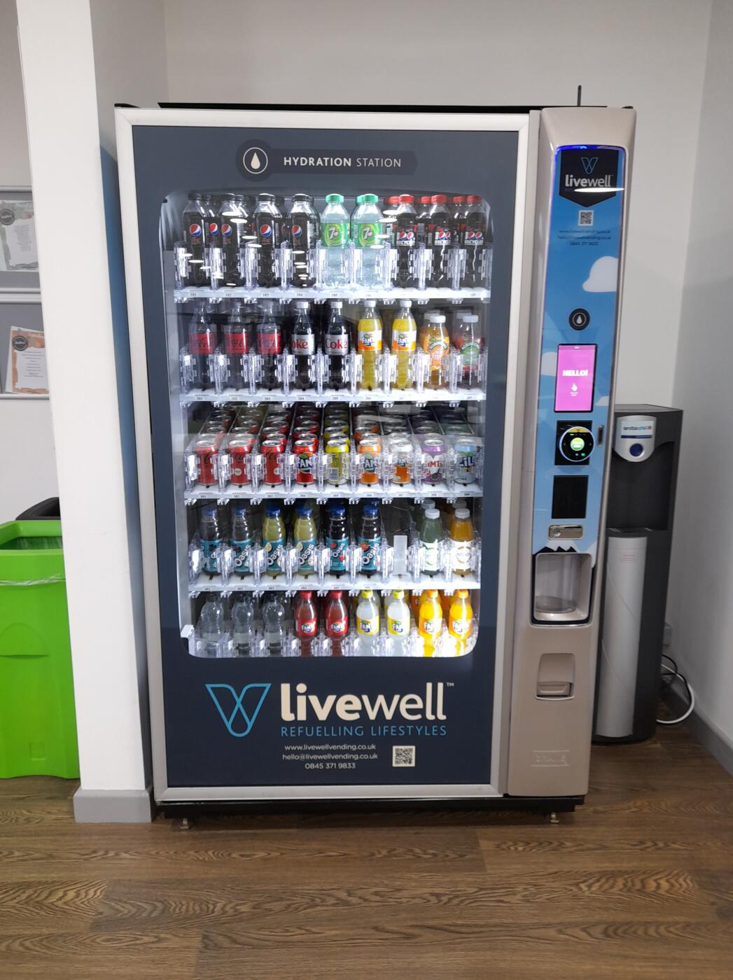 Livewell healthy snacks machine