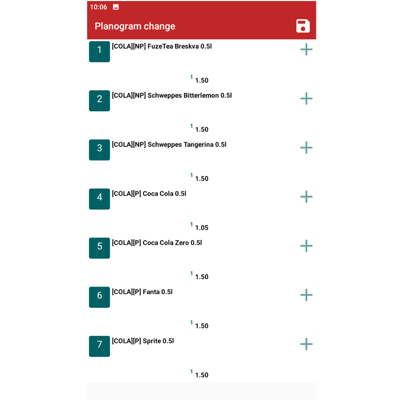 Televend's Payment Portal showcasing the transaction list, showcasing the